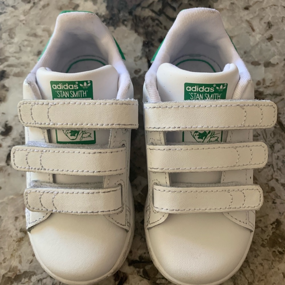 Adidas kids orthopedic Stan Smith shoes, size US 7k